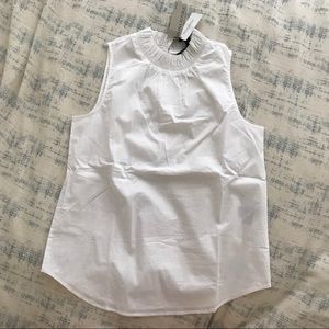 Banana Republic Ruffle Neck Blouse NEW